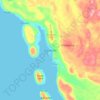 Kandrian topographic map, elevation, terrain
