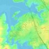 Karaka Park topographic map, elevation, terrain
