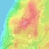 Pocasset Hill topographic map, elevation, terrain