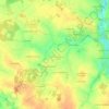 La Vergne topographic map, elevation, terrain