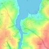 Coatigariou topographic map, elevation, terrain