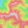 Bianditz topographic map, elevation, terrain
