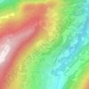 Hochasten topographic map, elevation, terrain
