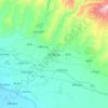 Yining topographic map, elevation, terrain