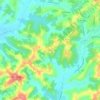 Toiano topographic map, elevation, terrain
