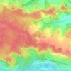 Bonchamp topographic map, elevation, terrain