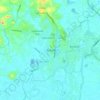 Chanthaburi topographic map, elevation, terrain