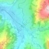Gstaad topographic map, elevation, terrain