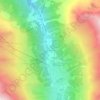 Le Bouillet topographic map, elevation, terrain