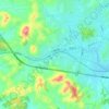 Yokjon-dong topographic map, elevation, terrain