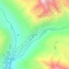 Dingboche topographic map, elevation, terrain