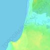 Tanji topographic map, elevation, terrain