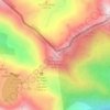 Pico de Urdiceto o de las Tres Huegas topographic map, elevation, terrain