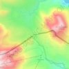 Col du Pourtalet topographic map, elevation, terrain