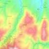 Sayawan topographic map, elevation, terrain