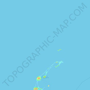 Les Îles-de-la-Madeleine topographic map, elevation, terrain