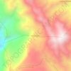 Mier y Terán topographic map, elevation, terrain