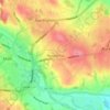 Mynydd Isa topographic map, elevation, terrain