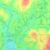 Crooks Corner topographic map, elevation, terrain