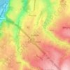 Barchon topographic map, elevation, terrain