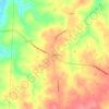 Casville topographic map, elevation, terrain