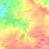 La Mazure topographic map, elevation, terrain