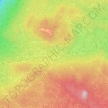 Efesus topographic map, elevation, terrain