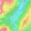 Le Nant topographic map, elevation, terrain