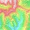 Levà topographic map, elevation, terrain