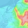 Hasting topographic map, elevation, terrain