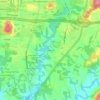 Hillwood topographic map, elevation, terrain