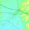 Villa Unión topographic map, elevation, terrain