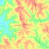 Pleasanton topographic map, elevation, terrain