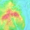 Jayne's Hill topographic map, elevation, terrain