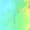 Hallett topographic map, elevation, terrain