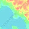 Manacapuru topographic map, elevation, terrain