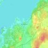 Mariestad topographic map, elevation, terrain