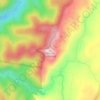 Mount Schofield topographic map, elevation, terrain