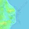 Low Hauxley topographic map, elevation, terrain