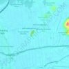 Kampung Bukit Merah topographic map, elevation, terrain