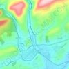 Connor topographic map, elevation, terrain