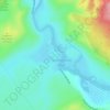 Hayden Valley topographic map, elevation, terrain