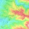 Yarzeh topographic map, elevation, terrain