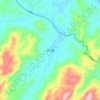 Luxia topographic map, elevation, terrain