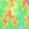 Urmeneta topographic map, elevation, terrain