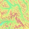 Baltoro Muztagh topographic map, elevation, terrain