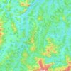 Itaçu topographic map, elevation, terrain