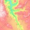 Pomacocha topographic map, elevation, terrain