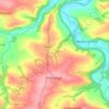 Monkleigh topographic map, elevation, terrain