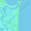 Buddina topographic map, elevation, terrain